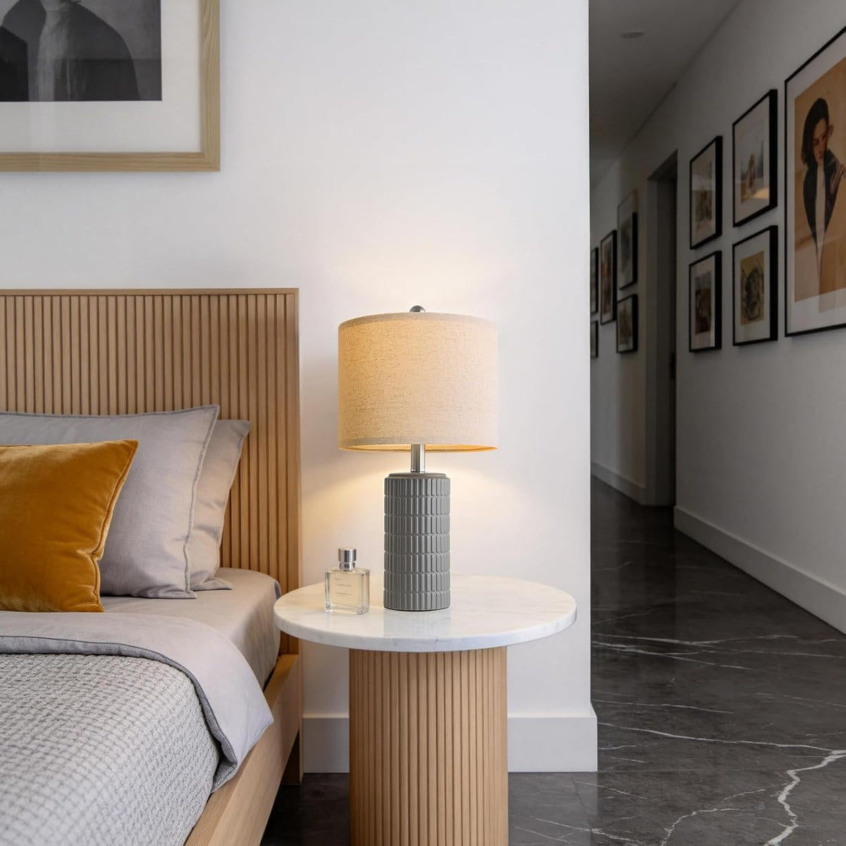 Lámpara De Mesa Escritorio Decorativa Con Caperuza