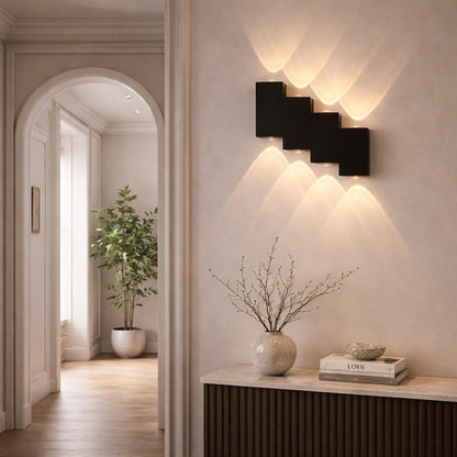 Lámpara Aplique De Pared Ojo De Lupa Matisse 8 Leds Escalon