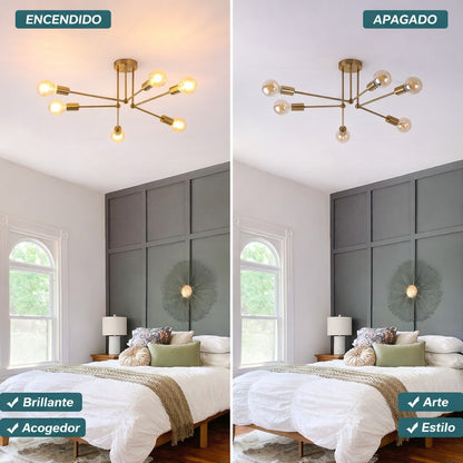 Lampara De Techo Decorativa Tipo Plafón. Exito Corp