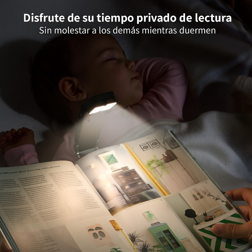 Lampara De Mesa De Clip Para Lectura De Libros, Etc.