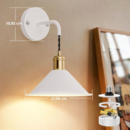 Lampara Aplique De Pared Inalambrica Moderna