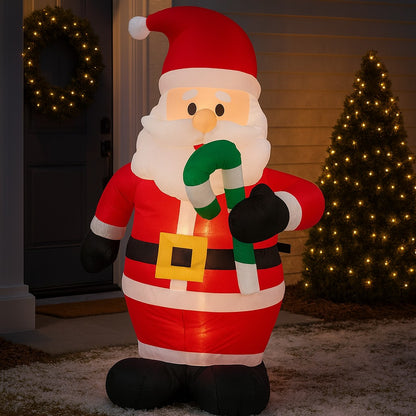 Inflable De Navidad Muñeco Papa Noel Santa Claus De Piso