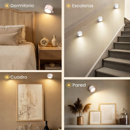 Lampara De Pared Inalámbrica. ¡ No Mas Cables !