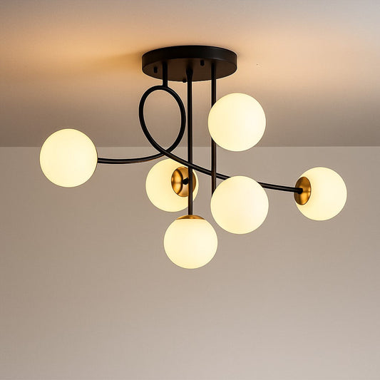 Lampara De Techo Candelabro Moderno Estilo Nórdico Lotto