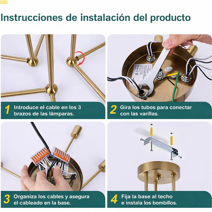 Lampara De Techo Decorativa Tipo Plafón. Exito Corp