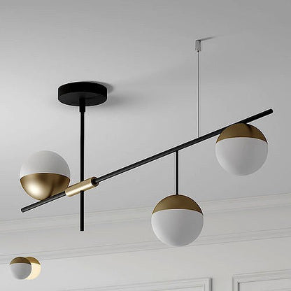 Lampara De Techo Candelabro Moderno Estilo Nórdico Asimetric