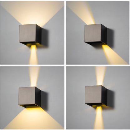 Lámpara Aplique De Pared Moderno Tipo Cubo
