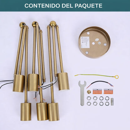 Lampara De Techo Decorativa Tipo Plafón. Exito Corp