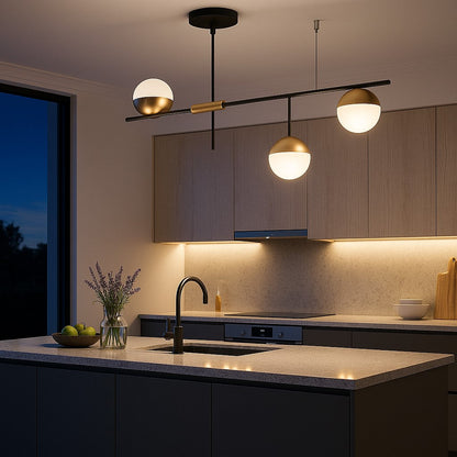 Lampara De Techo Candelabro Moderno Estilo Nórdico Asimetric