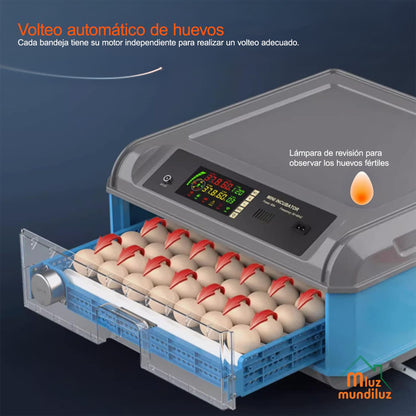 Incubadora De 400 Huevos Inteligente industrial Automática