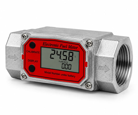 Caudalímetro Medidor Flujo 3/4'' Combustible Líquidos Químicos Anti Interferencia