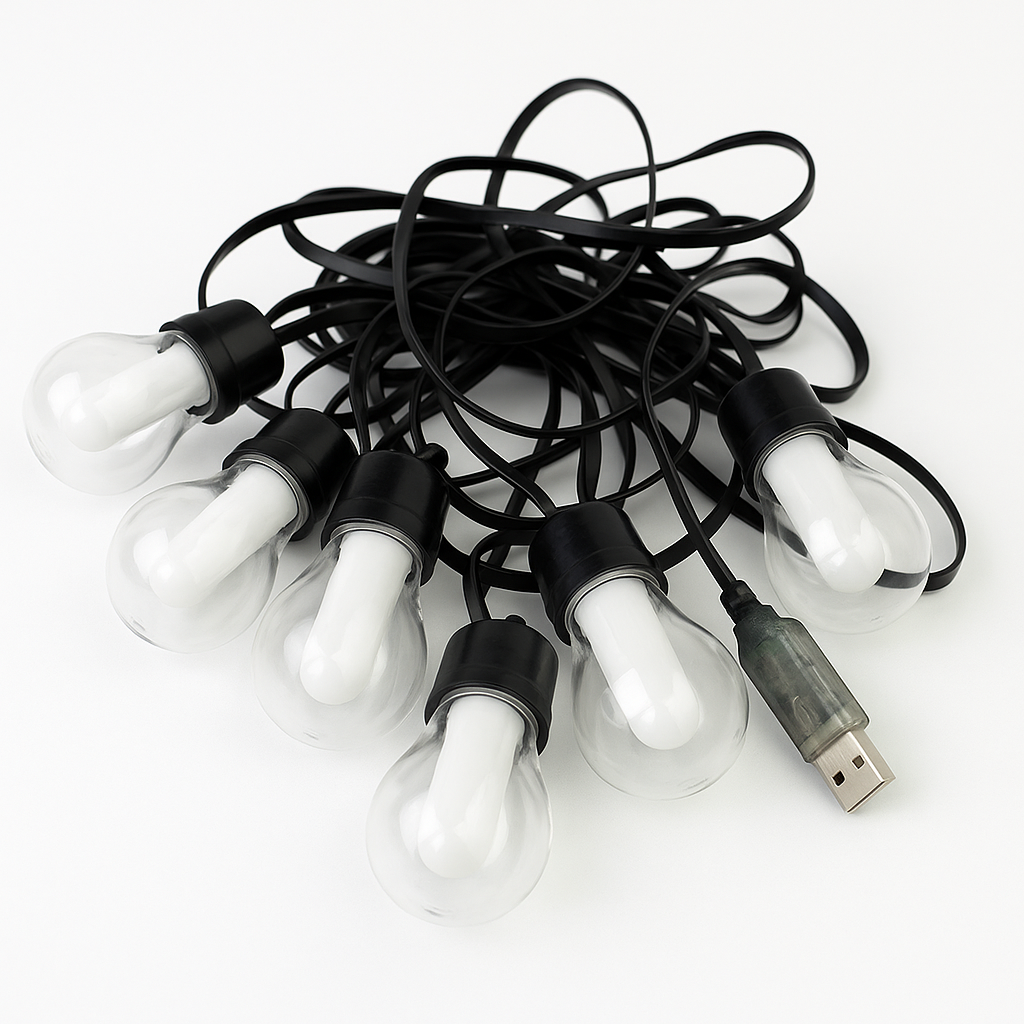 Guirnalda Extensión Luces Navidad De Colores App Y Control Rgb