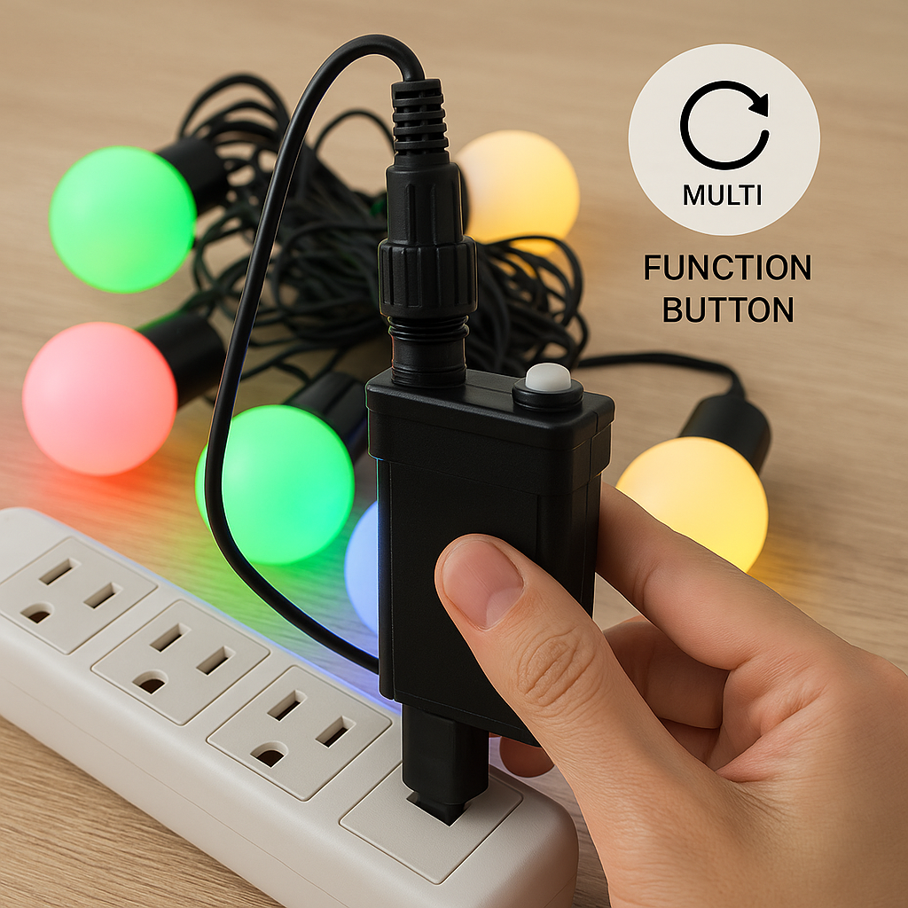 Guirnalda Extensión Luces Navidad Multicolor