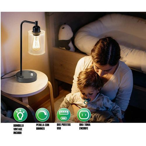 Lámpara De Mesa De Noche Moderna.
