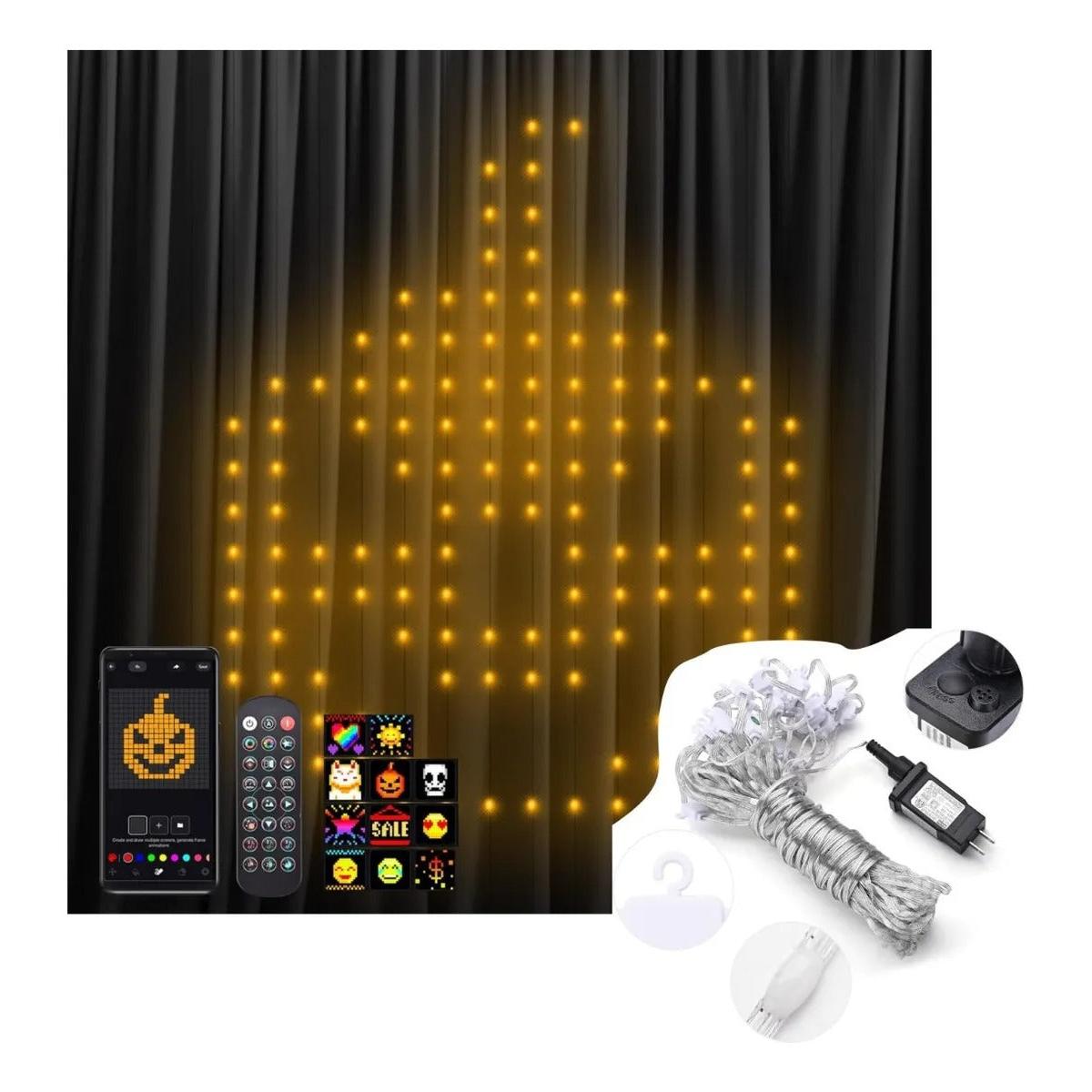 Malla De Navidad Inteligente Control  App Forma Figuras