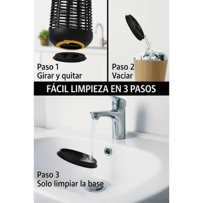Lámpara Mata Zancudos Mosquitos Moscas Insectos Luz Uv 4200v