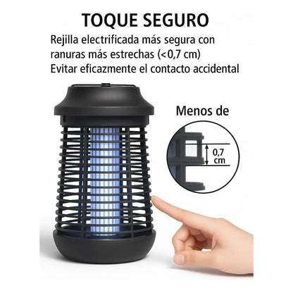 Lámpara Mata Zancudos Mosquitos Moscas Insectos Luz Uv 4200v