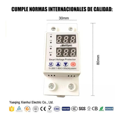 Protector De Voltaje Inteligente Para Toda La Casa 120v 80a