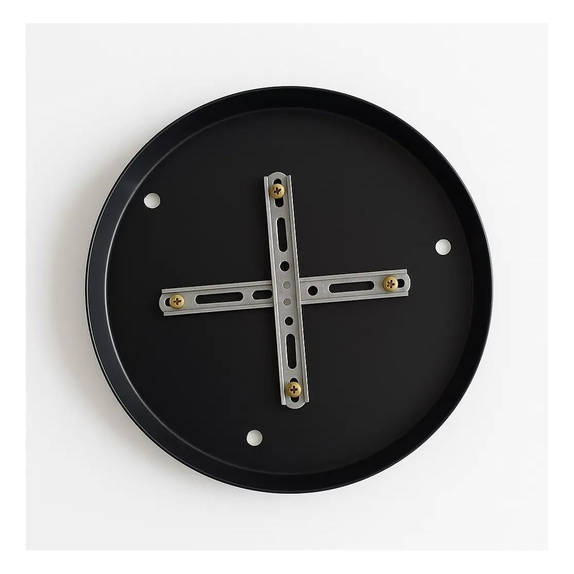 Tapa Plafon De Techo Para Lamparas Circular Color Negro