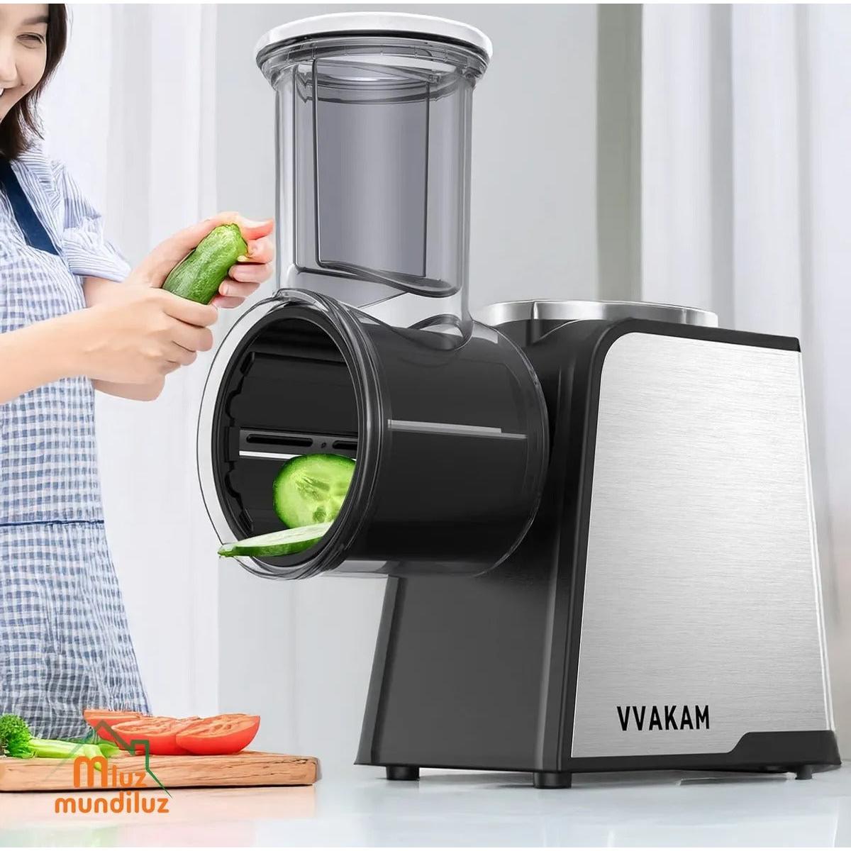 Rallador Rebanador De Queso Eléctrico Profesional De 300 W
