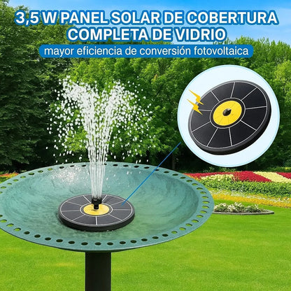 Fuente De Agua Decorativa Solar.