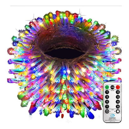 Luces De Navidad De 120m Exteriores Con Control
