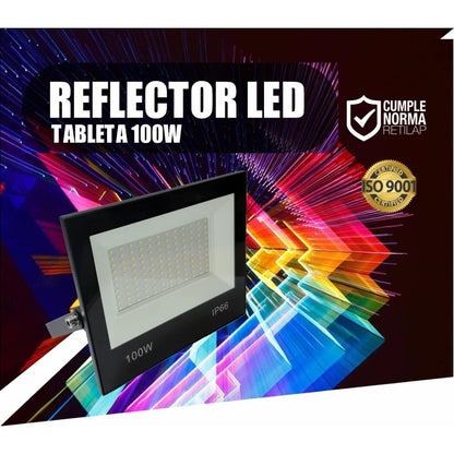 Reflector Led 100w Tipo Tableta