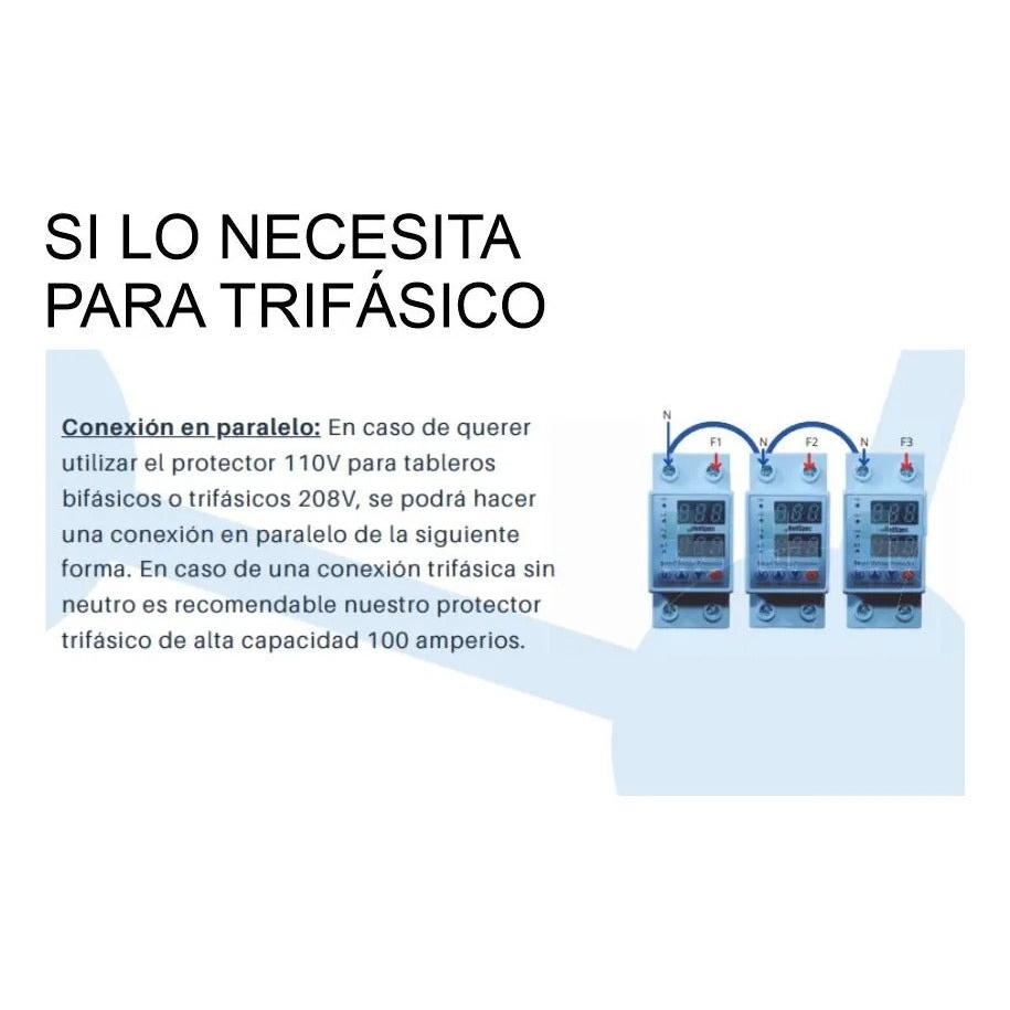Protector De Voltaje Inteligente Para Toda La Casa 120v 80a