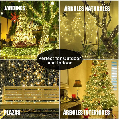 Luces De Navidad Lineal De 60 Metros Exteriores.