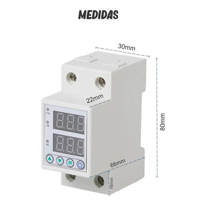 Protector De Voltaje Programable Integral 220v Y 63a