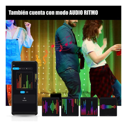 Malla De Navidad Inteligente Control  App Forma Figuras