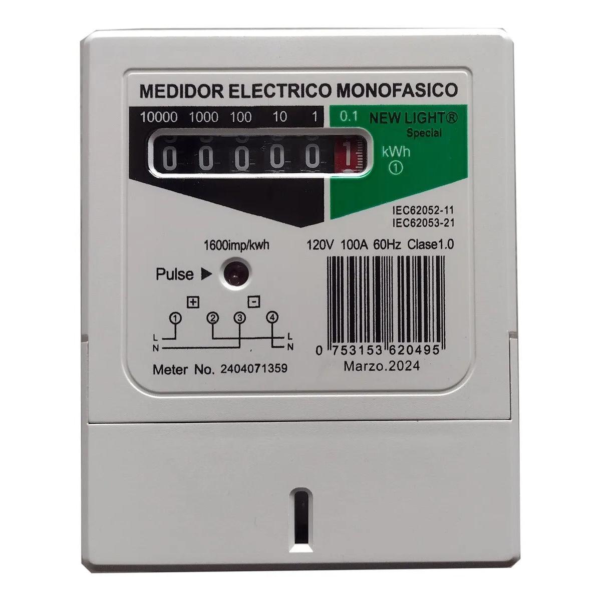 Medidor Contador Para Uso Externo Certificado