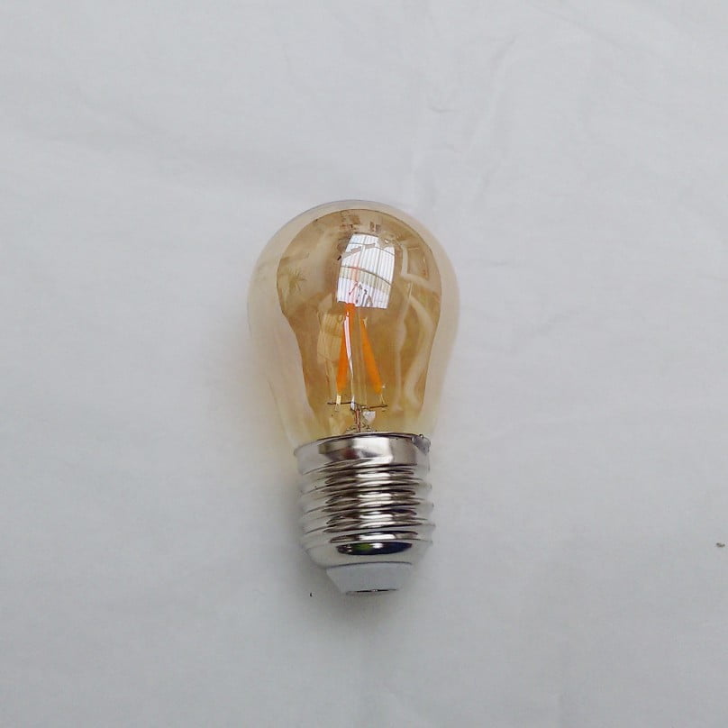 Bombillo Vintage Pin Pon Led Ambar Cálida.  Exito Corp