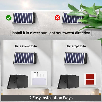 Lámpara Aplique De Pared Solar Tipo Lupa Para Exteriores