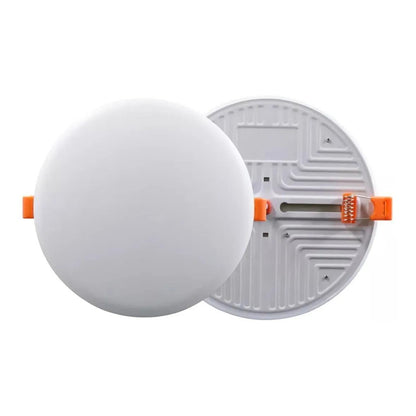 Panel Led 18w Incrustar Redondo Luz Blanca Borde Infinito