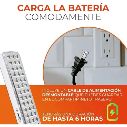 Lampara De Emergencia Led Recargable Portatil 30 Leds