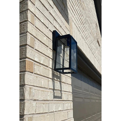 Lámpara Farol De Pared Moderno Con Fotocelda Modelo Dórico
