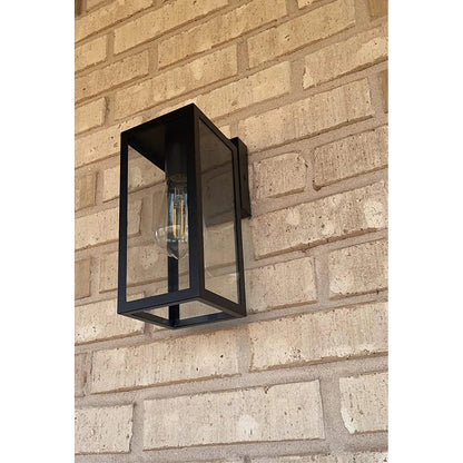 Lámpara Farol De Pared Moderno Con Fotocelda Modelo Dórico