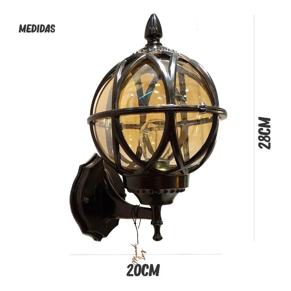 Lámpara De Pared Farol Para Exteriores Diseño Moon