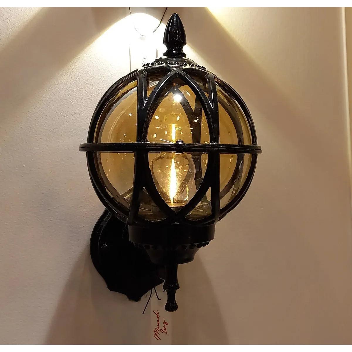 Lámpara De Pared Farol Para Exteriores Diseño Moon