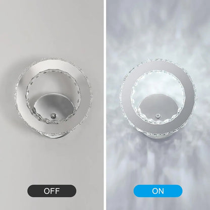 Lámpara De Pared Decorativa Moderna Modelo Luna Nueva