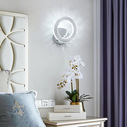 Lámpara De Pared Decorativa Moderna Modelo Luna Nueva