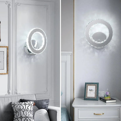 Lámpara De Pared Decorativa Moderna Modelo Luna Nueva