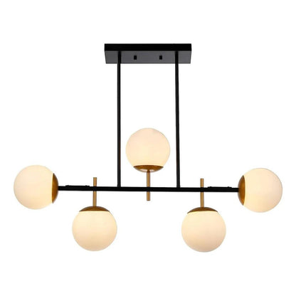 Lampara De Techo Candelabro Moderno Estilo Nórdico Dori