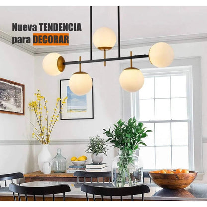 Lampara De Techo Candelabro Moderno Estilo Nórdico Dori