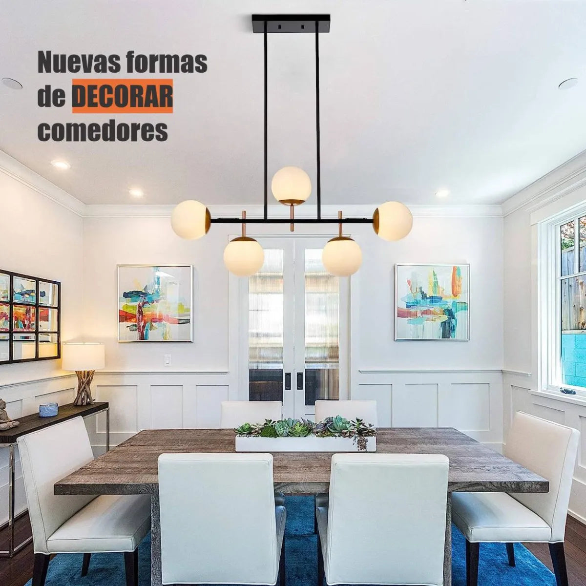Lampara De Techo Candelabro Moderno Estilo Nórdico Dori
