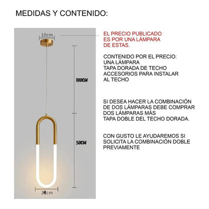 Lampara De Techo Colgante Modernas Nórdica De Lujo