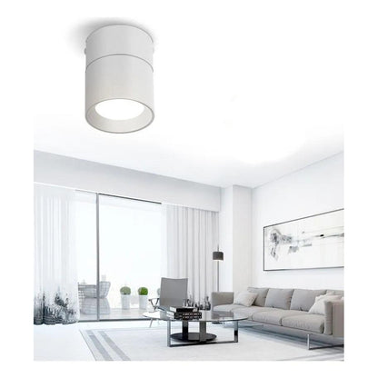 Lampara De Techo Tipo Bala Led Spot Dirigible Blanco