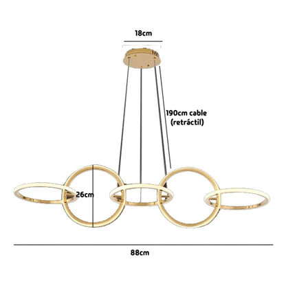 Lámpara De Techo Candelabro Moderno