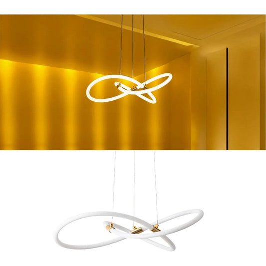 Lampara De Techo Espiral Decorativa Infinita